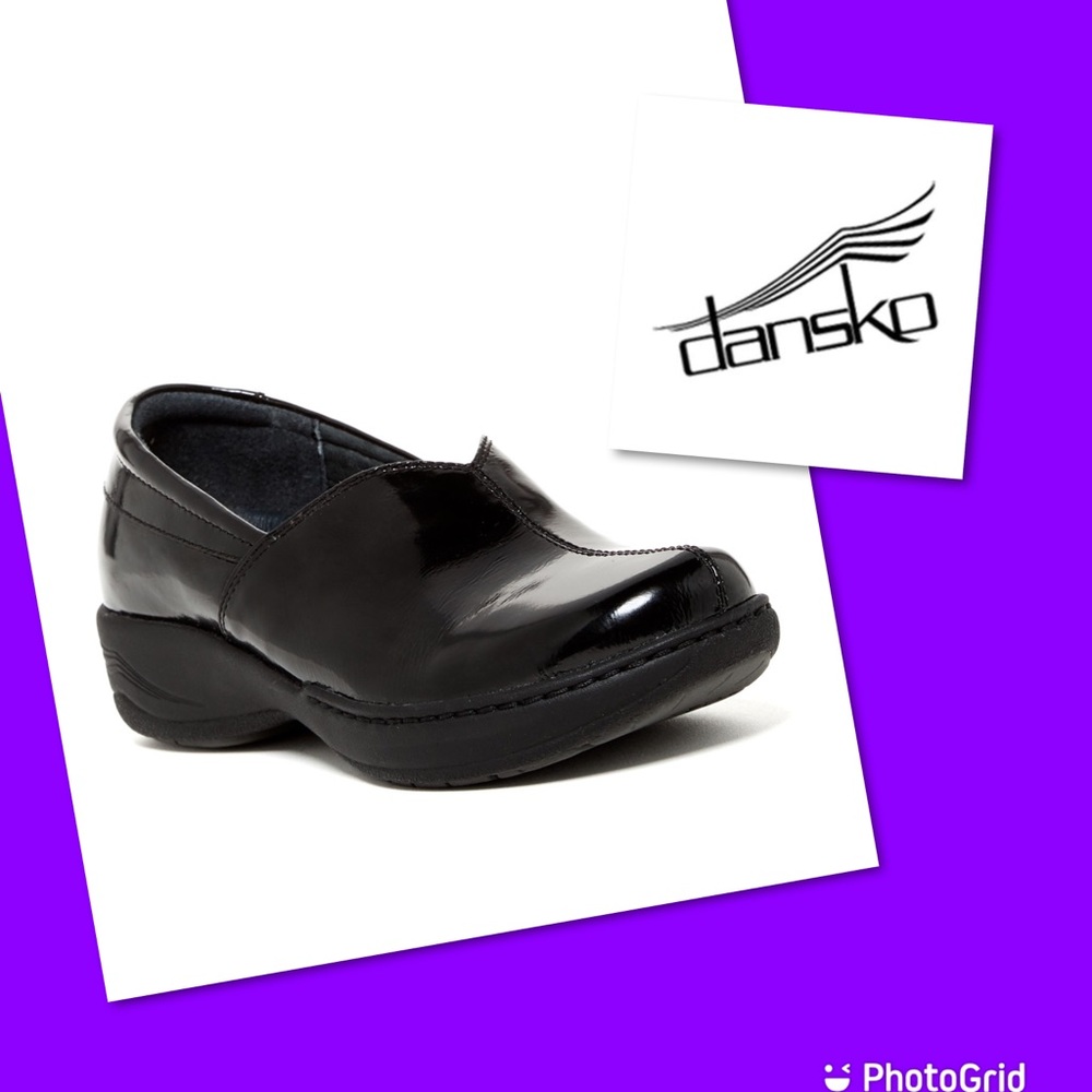 Dansko Abigail patent leather shoes 38